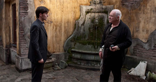 Anthony Hopkins and Colin O'Donoghue star in The Rite